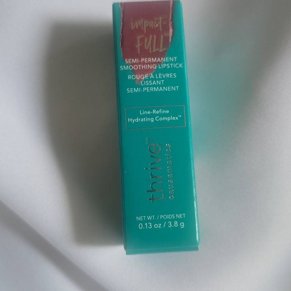 Thrive Causemetics Impact FULL Lipstick BRANDY Semi Permanent Vegan, NIB